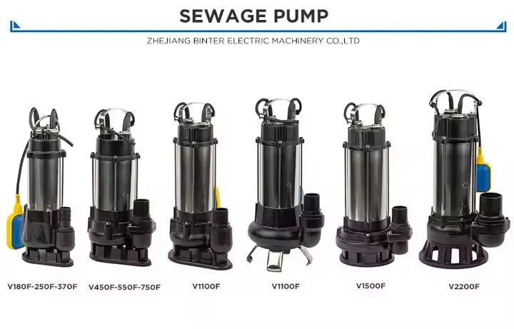 Heavy Industry Factory Waste Water Discharge V2200F 2.2kW Submersible Pump suppliers