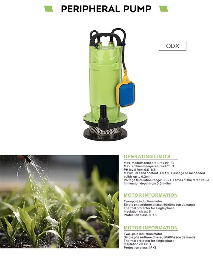 High Quality High Rated QDX High Pressure Industrial Irrigation Deep Submersible Water Pump suppliers