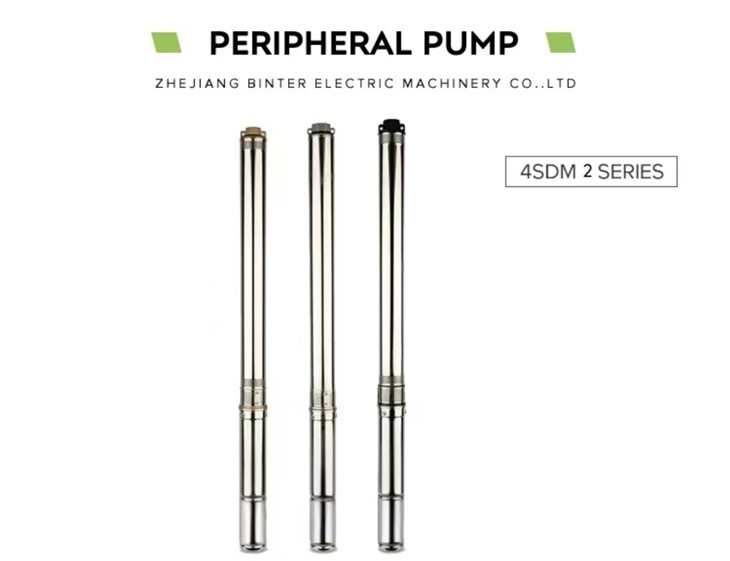 สูงพิกัดหัว 4 นิ้ว 252m Deep Well Submersible Pump แรงดันสูง 4SDM มอเตอร์ปั๊มน้ำ