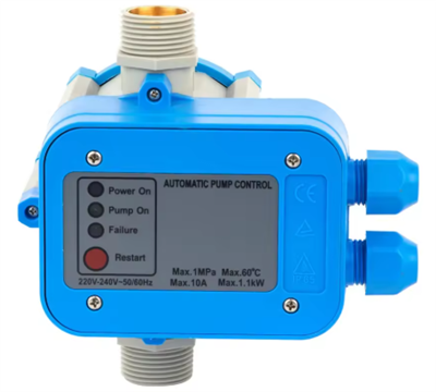 ควบคุมปั๊มอัตโนมัติ Presscontrol รีเซ็ต สวิตช์ควบคุมแรงดันอิเล็กทรอนิกส์ 220v สำหรับปั๊มน้ำ ปั๊มน้ำ