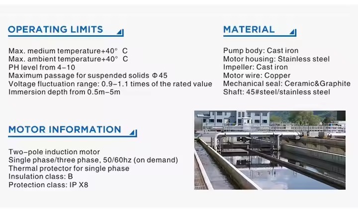 Direct Manufacturer V370F Sewage Pump - Stainless Steel Shaft 8m Suction Lift suppliers